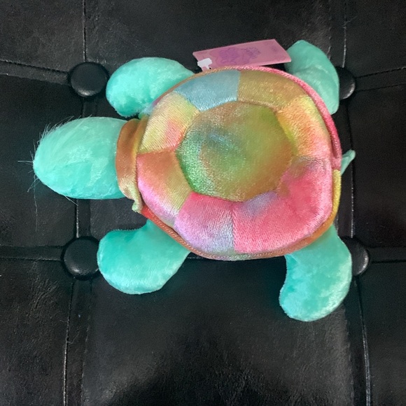 Retired Precious Moments Tender Tails Shiny Shell Plush Turtle Beanie With Tag - Picture 9 of 11